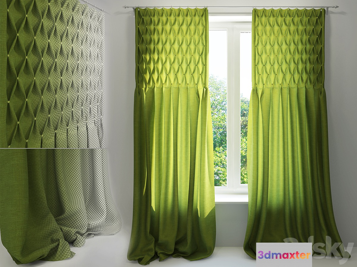 Curtains with tucks - No.2