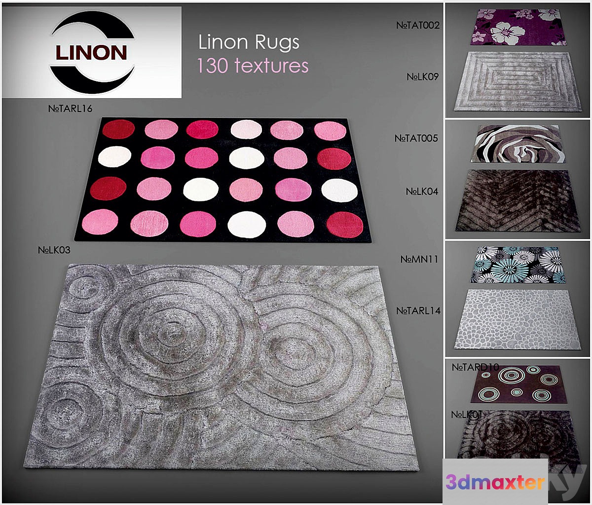 Linon rugs 3D Max