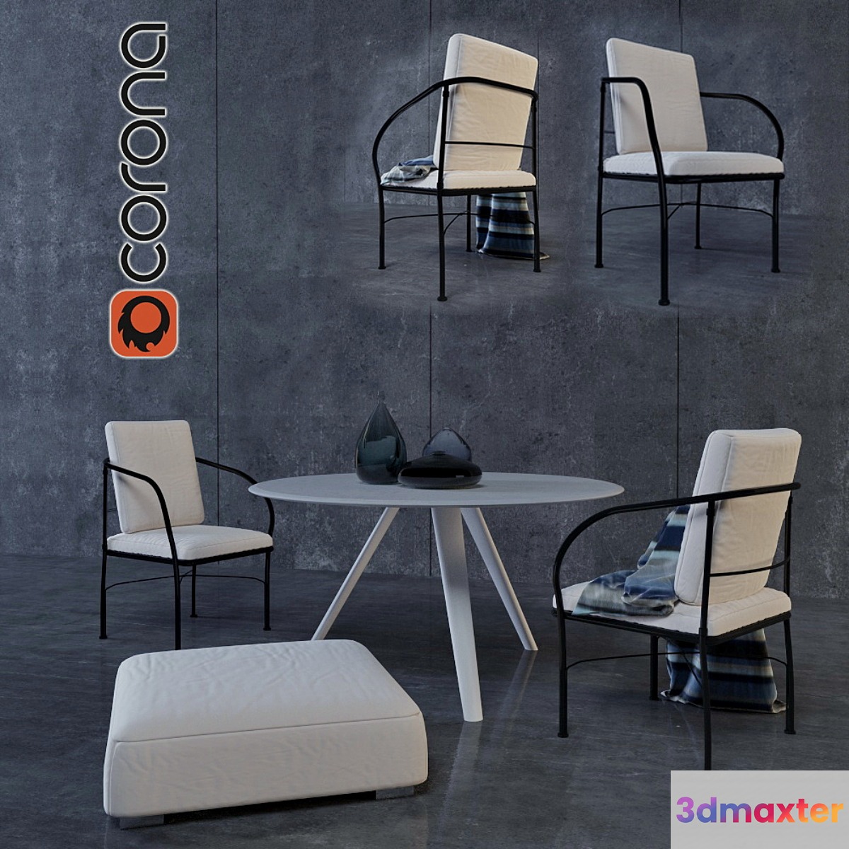Small Cropped Italia 3D Max