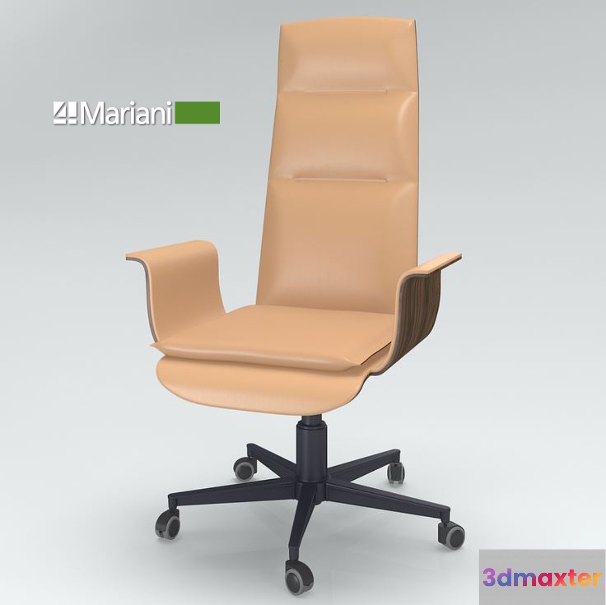 Office chair i4 Mariani Wing 3D Max