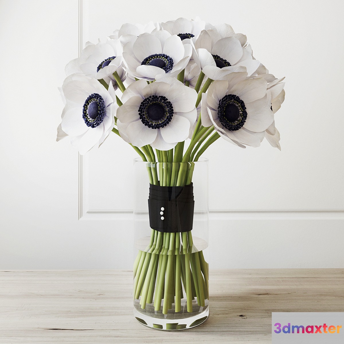 Bouquet (white anemone)