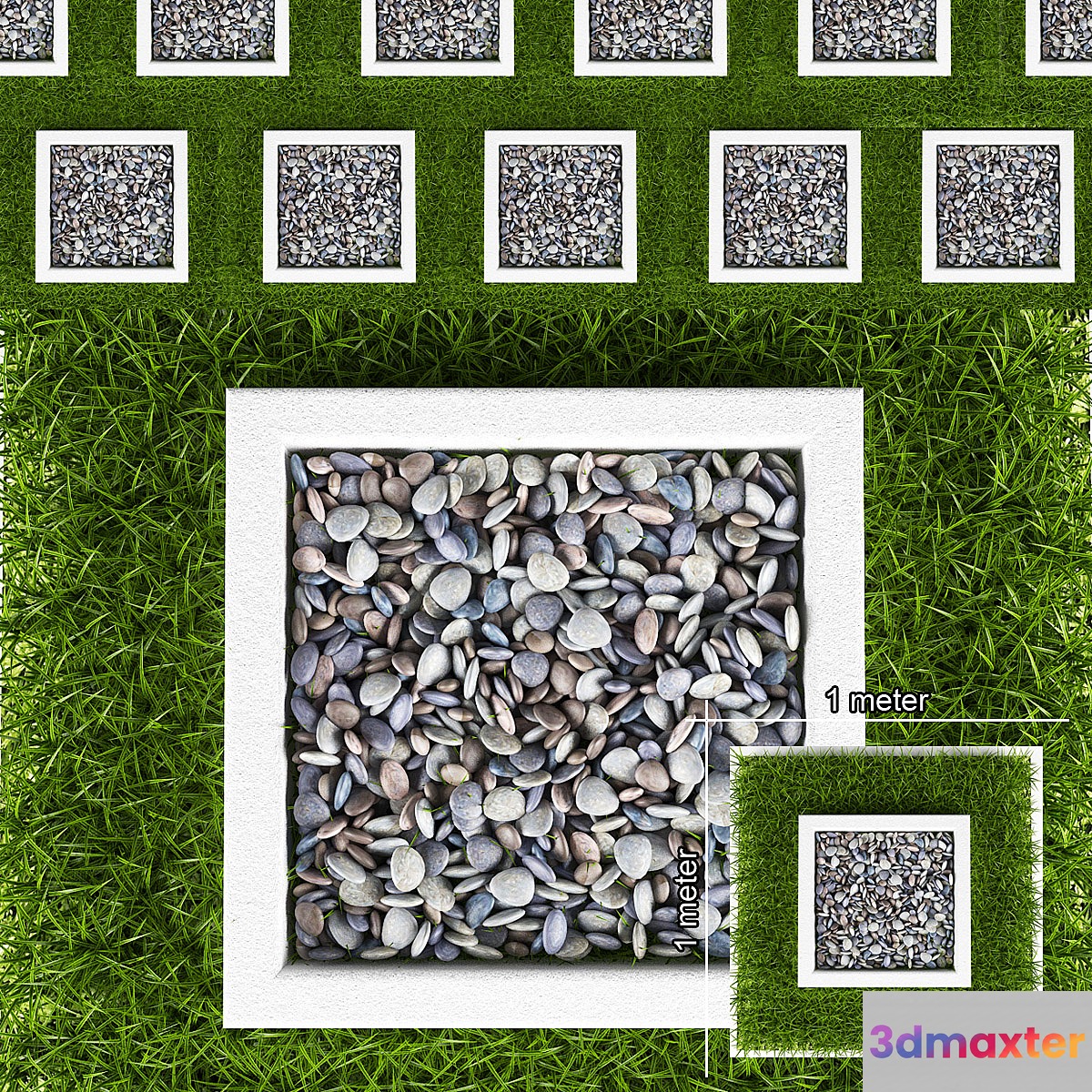 GRASS AND PEBBLES