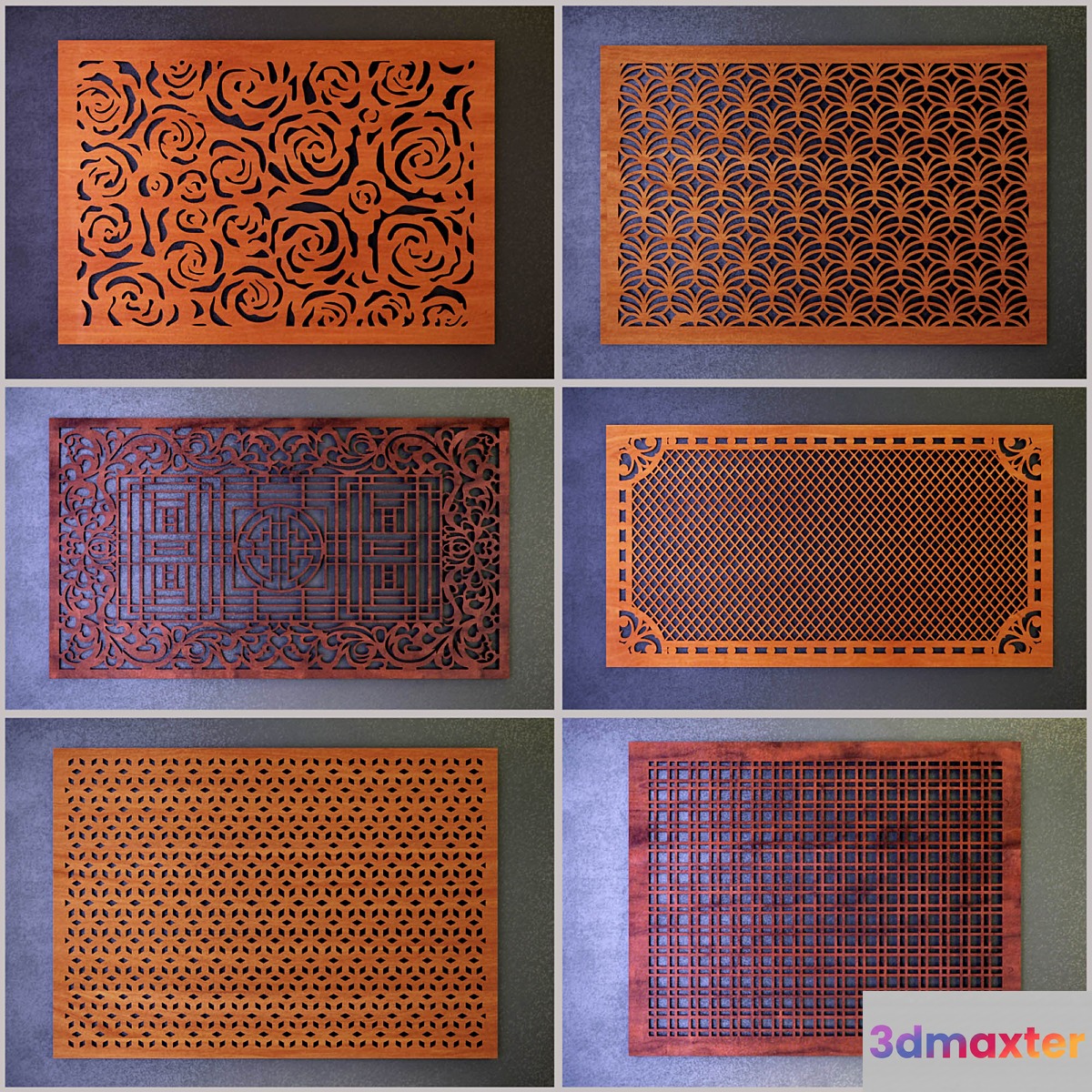 Decorative screens - a lattice (collection 1)