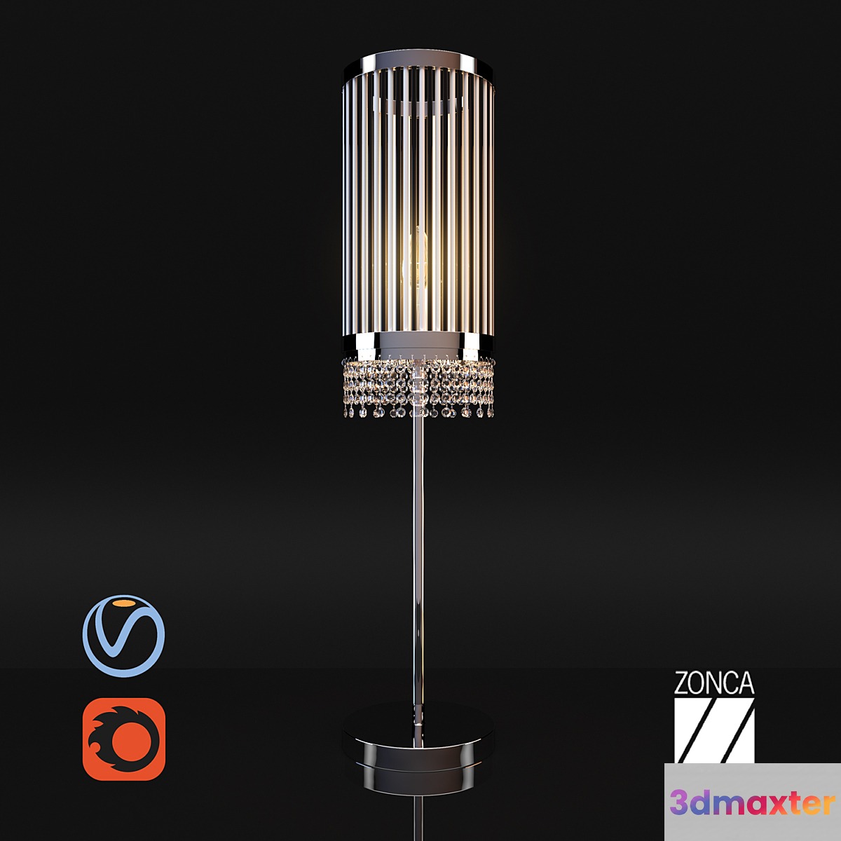 Zonca table lamp 3D Max