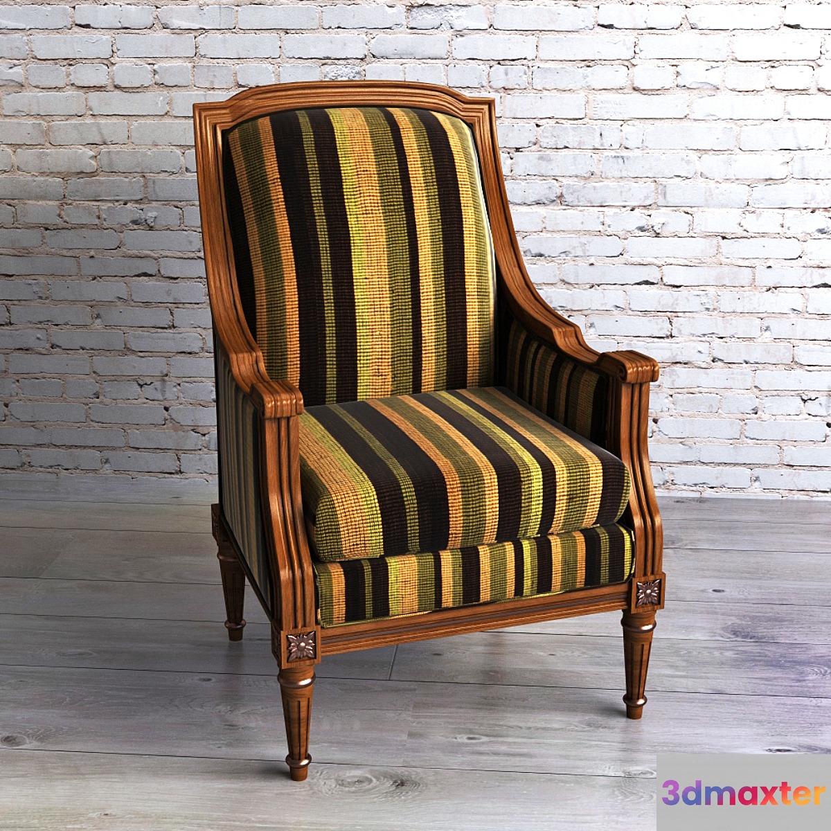 Armchair FRANCESCO MOLON P47 - No.2 3D Max