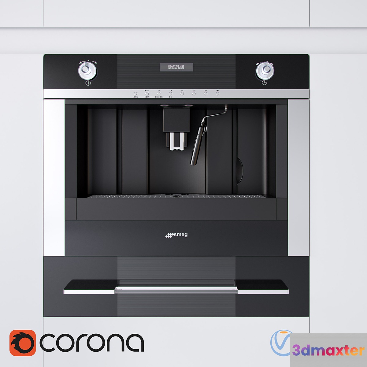 Coffee Machine SMEG CMSC45NE 3D Max