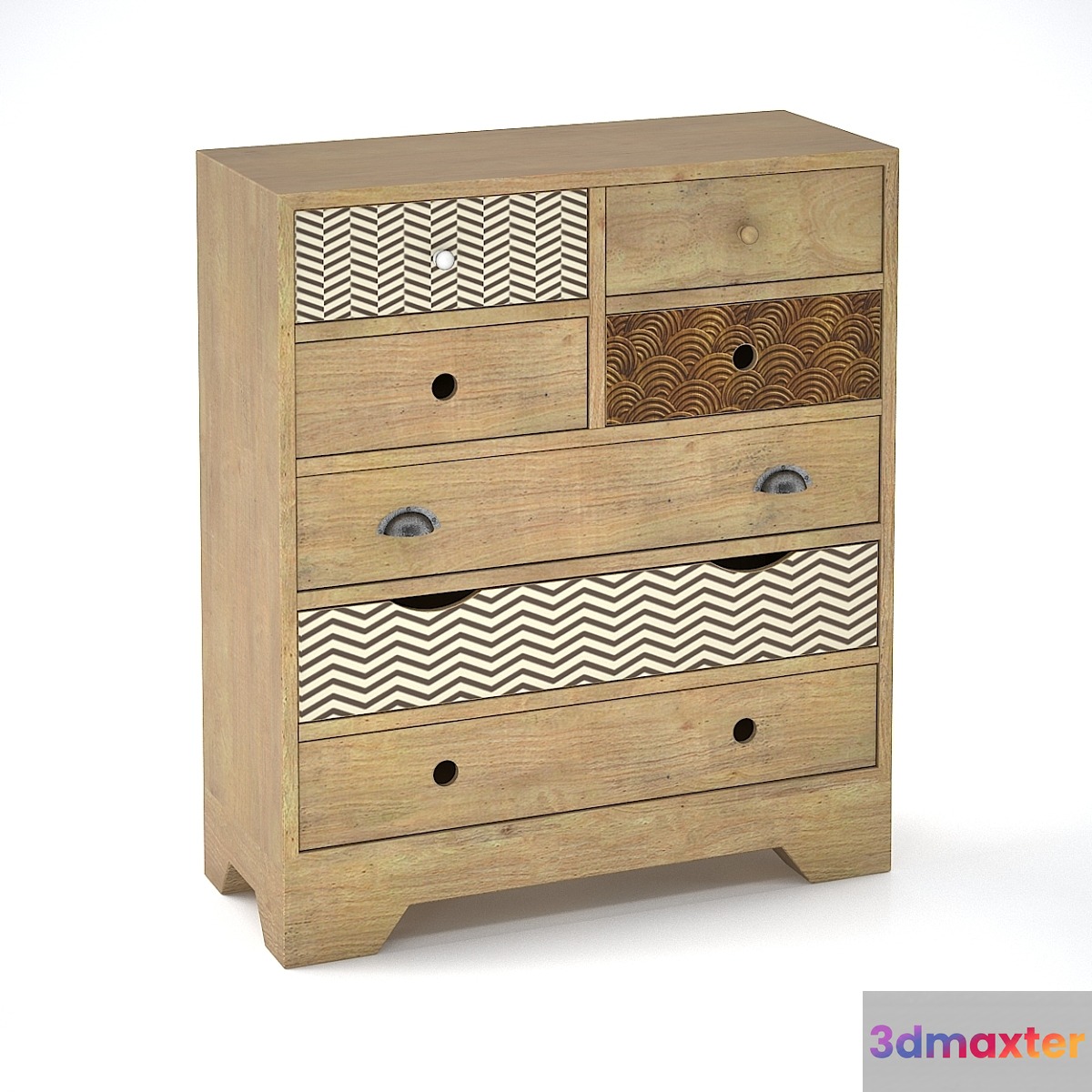 Valgautr Scandinavian-style chest of drawers