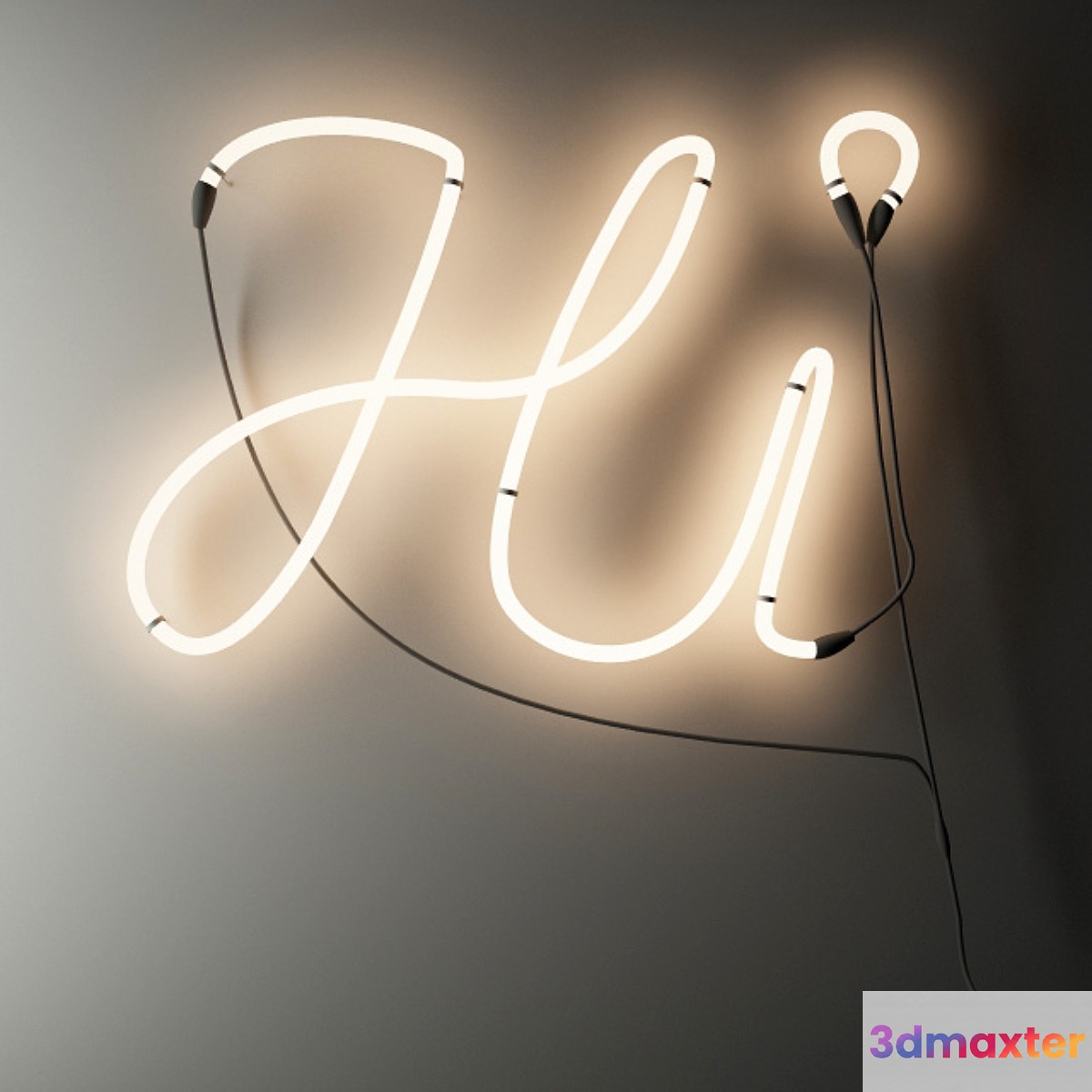 Hi neon sign