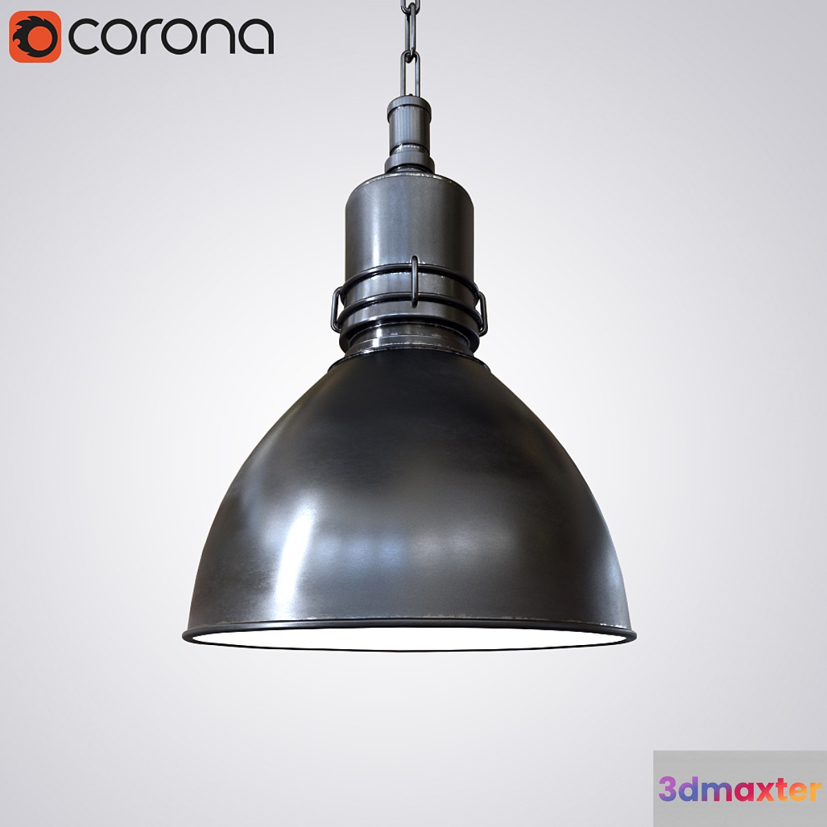 Black Chandelier 3D Max