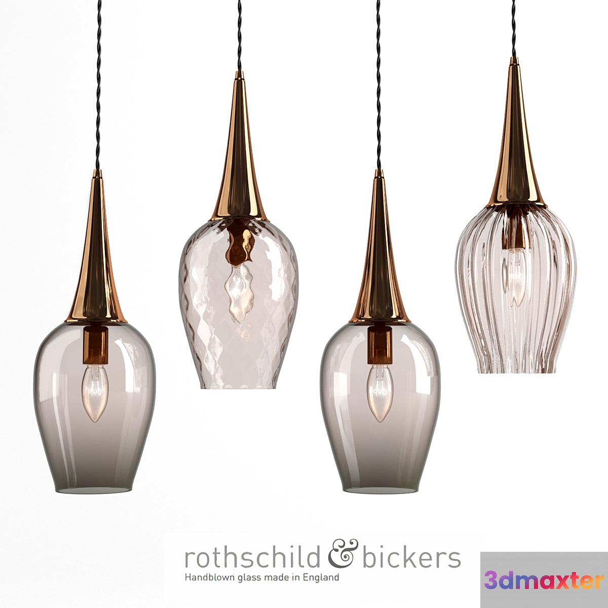 Rothschild & Bickers Retro Light 3D Max