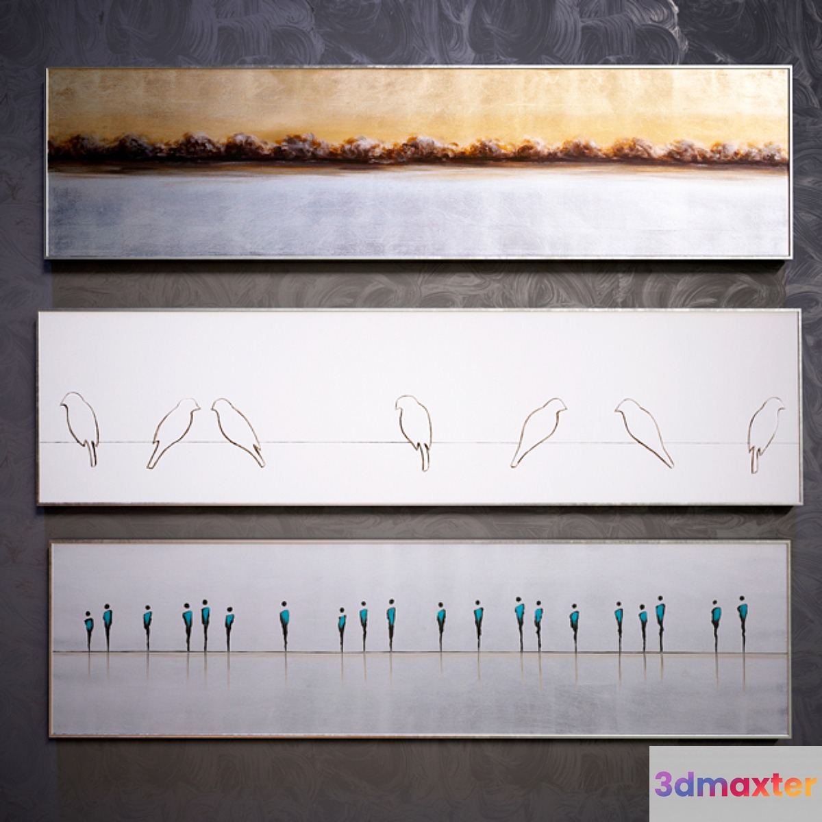 Modern Horizontal paints