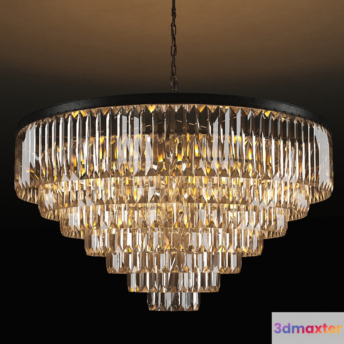 GRAMERCY HOME - ADAMANT 7 RING CHANDELIER CH015-33-ABG