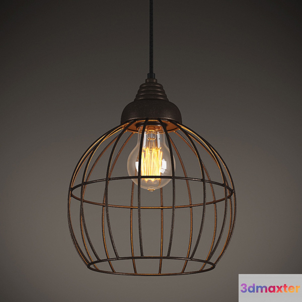 GRAMERCY HOME - EVRON ROUND METAL FRAME CHANDELIER CH091B-1
