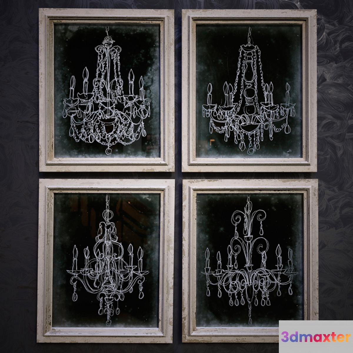 Chandelier Sketches Pictures 3D Max