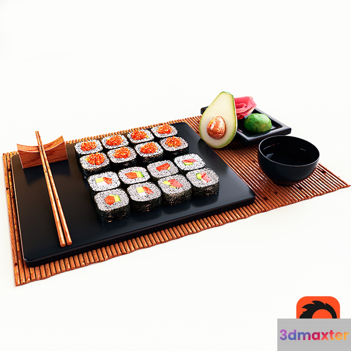 Sushi 3D Max