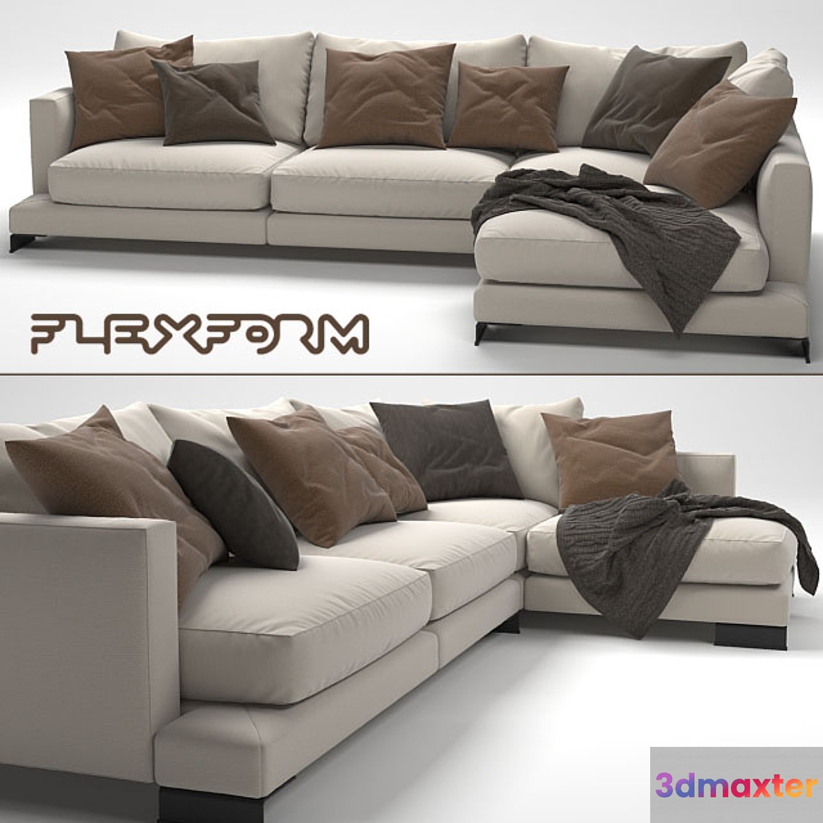 LONG ISLAND SOFA - No.2 3D Max