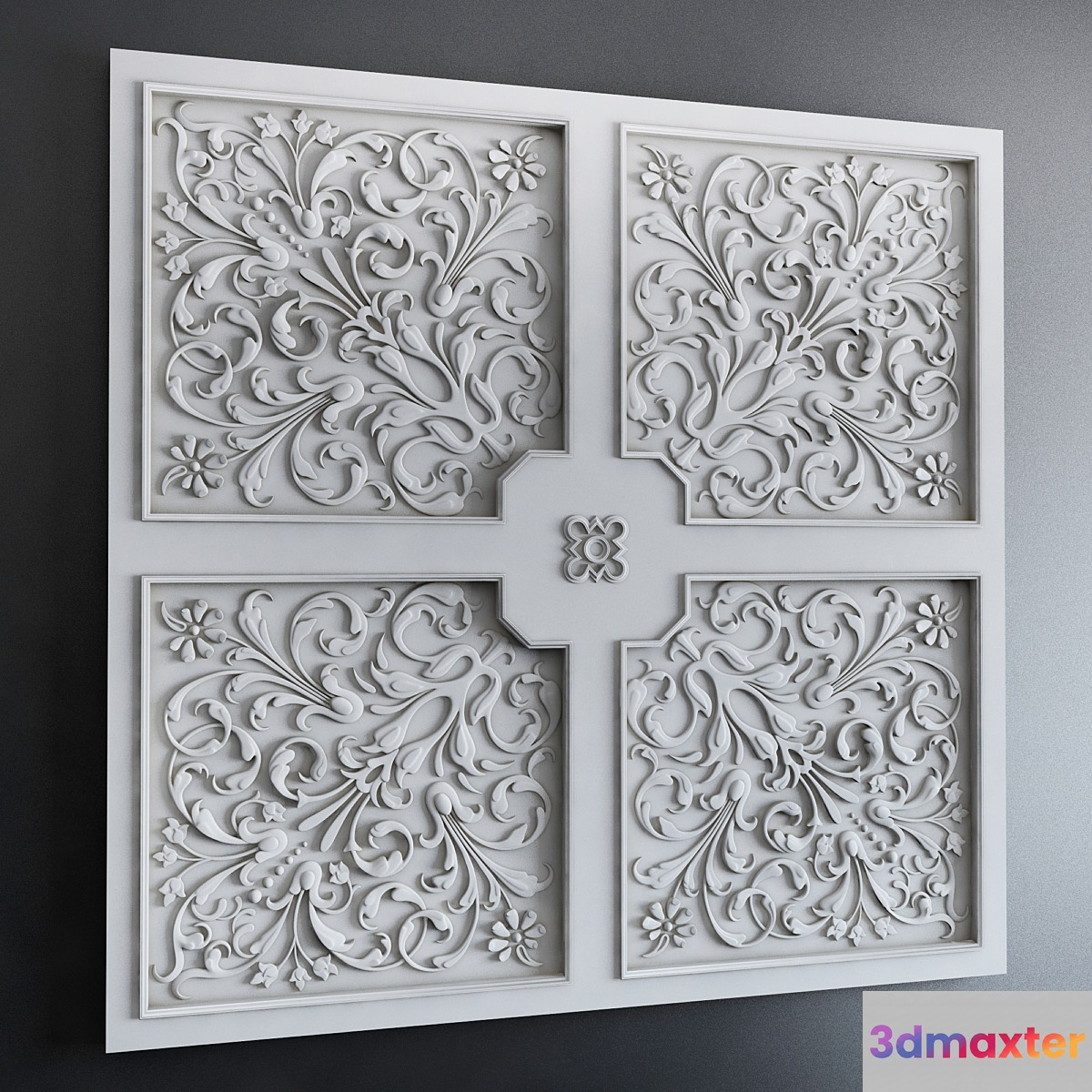 Fretwork Ceiling 342 3D Max