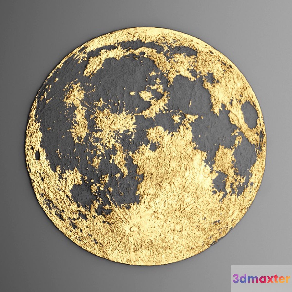 Decor for wall. Panel. Moon.