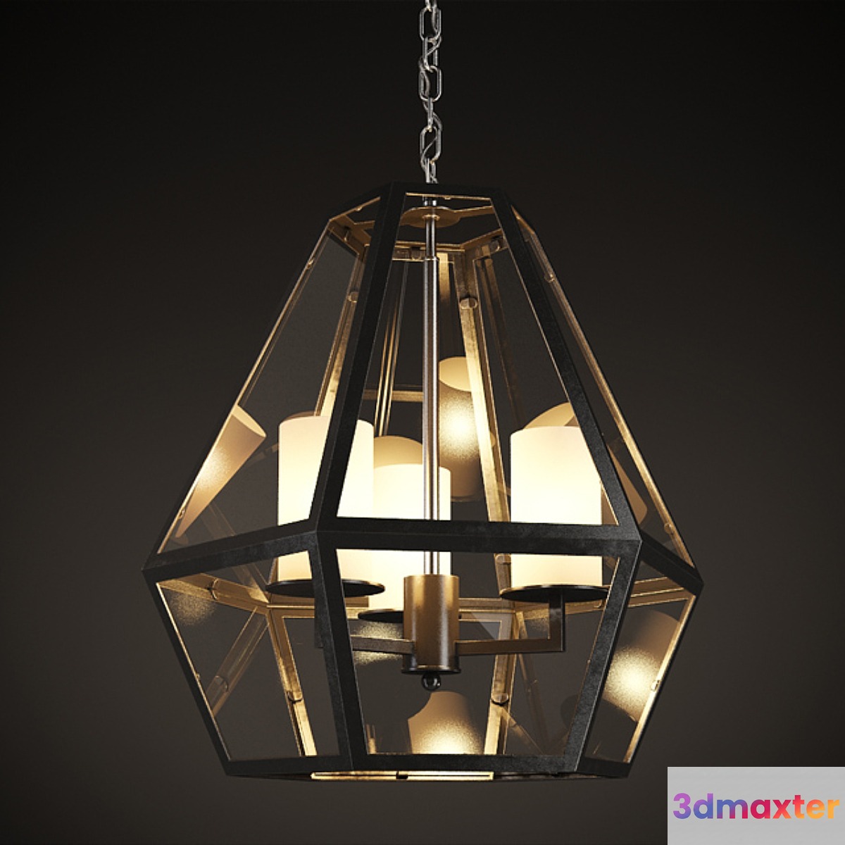 GRAMERCY HOME - ARN CHANDELIER CH101-3-ABG