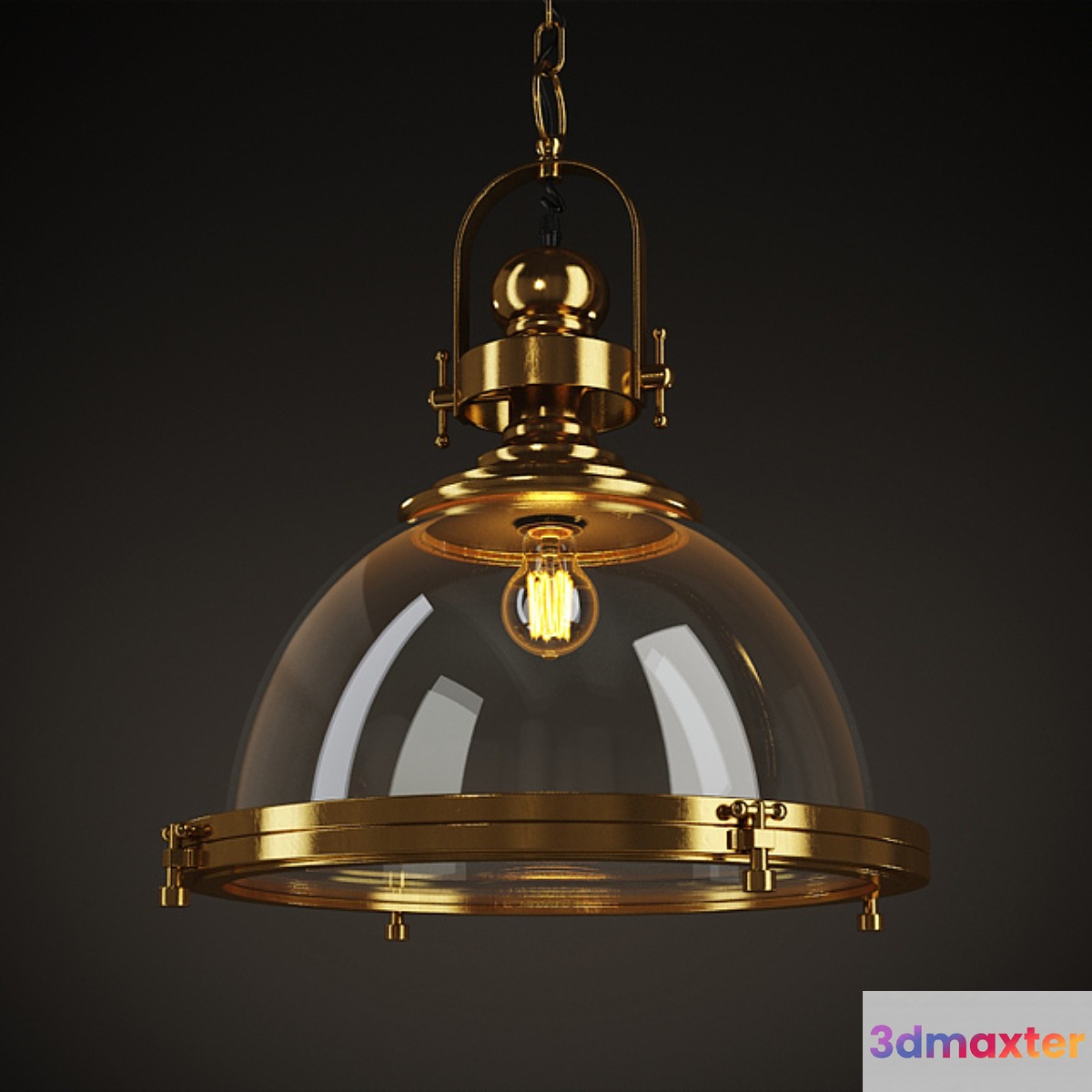 GRAMERCY HOME - POLOMNA CHANDELIER CH100-1-BRS