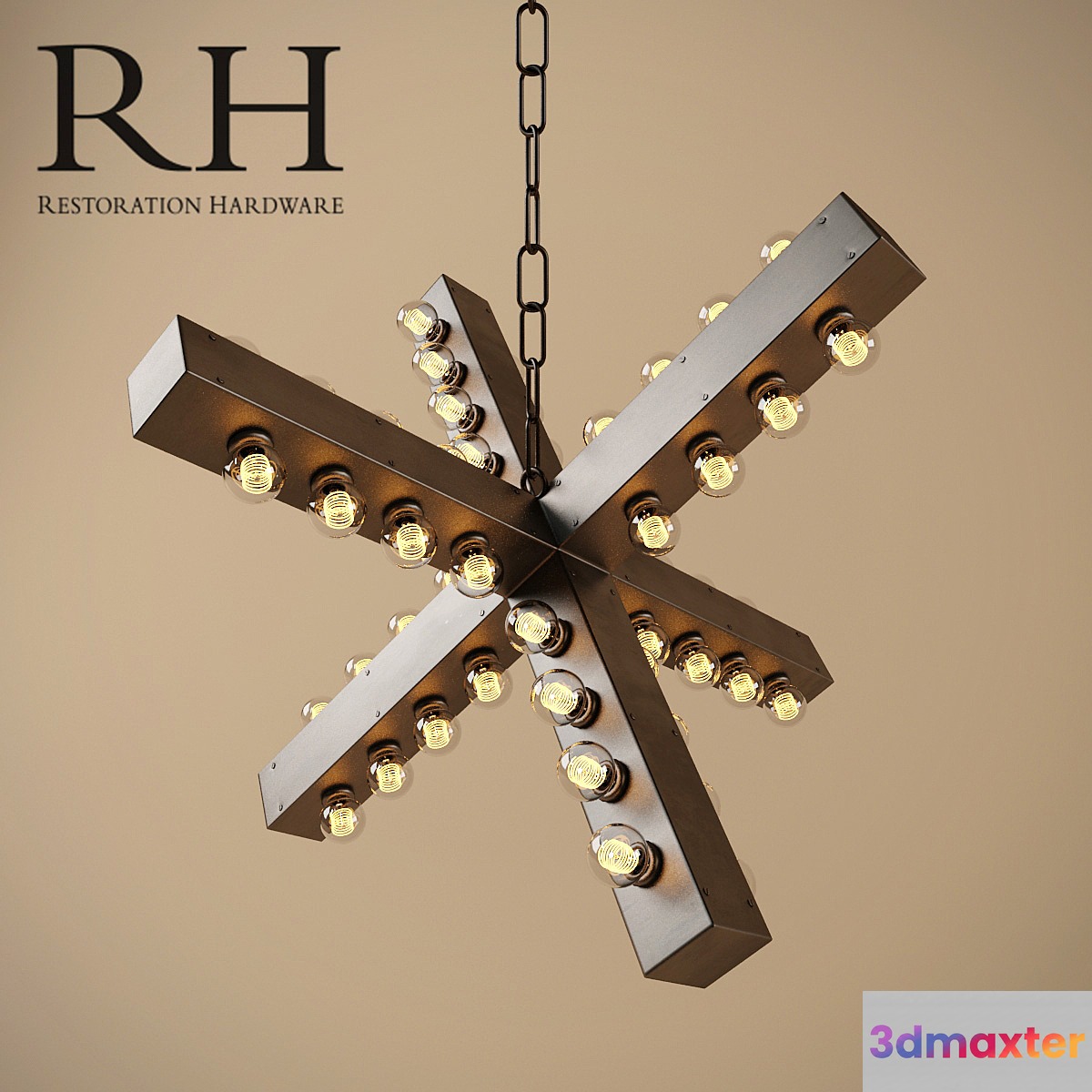 NERO CHANDELIER 3D Max