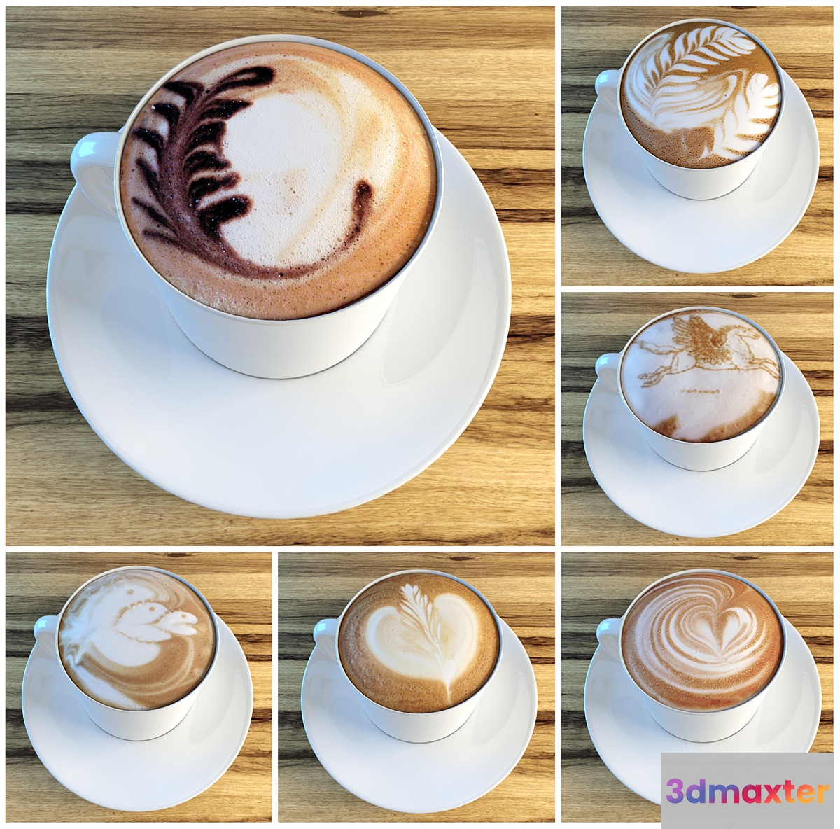 Latte Art 3D Max