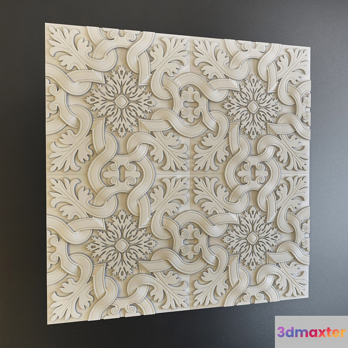 Decorative panel 744 3D Max