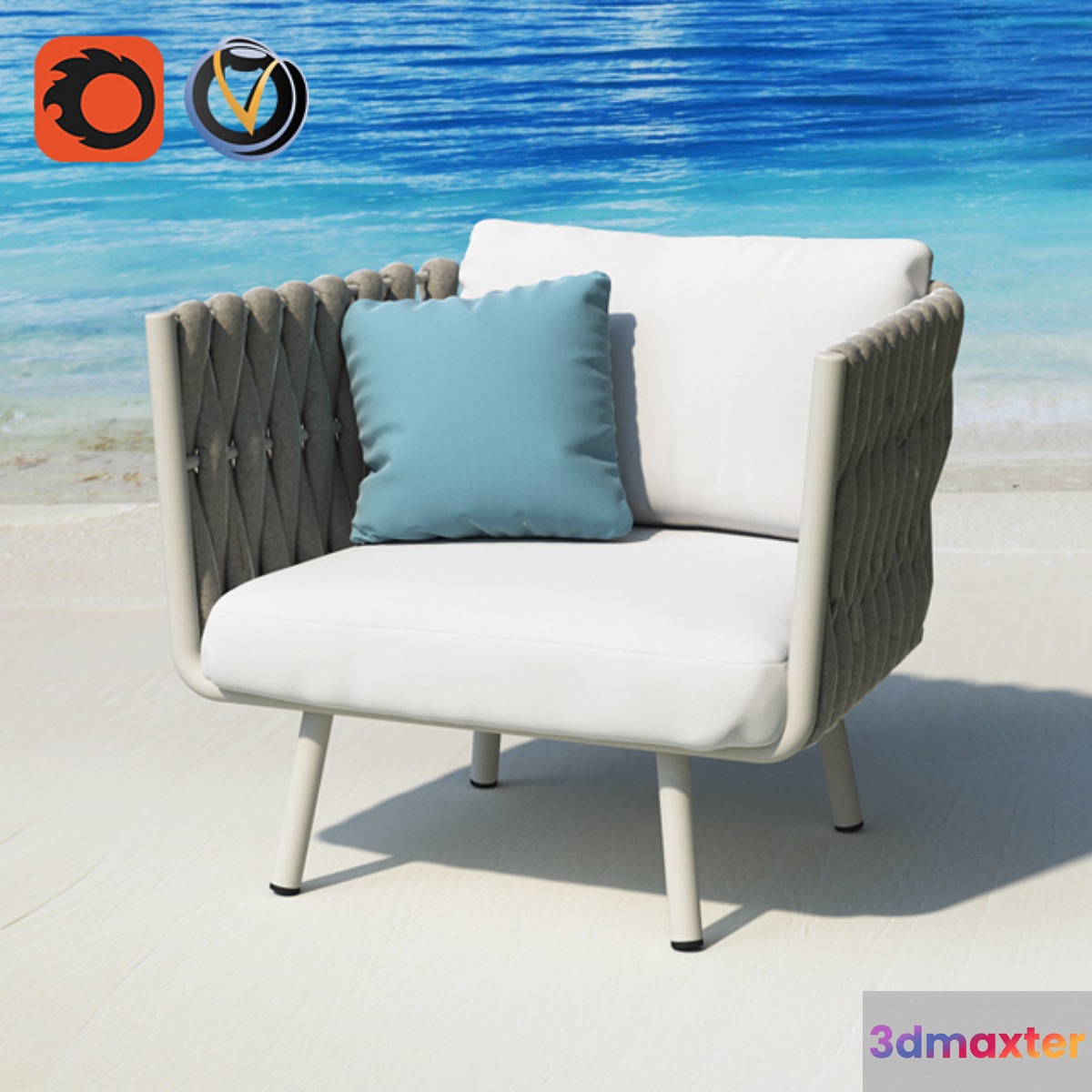 TRIBU TOSCA CLUBCHAIR 3D Max