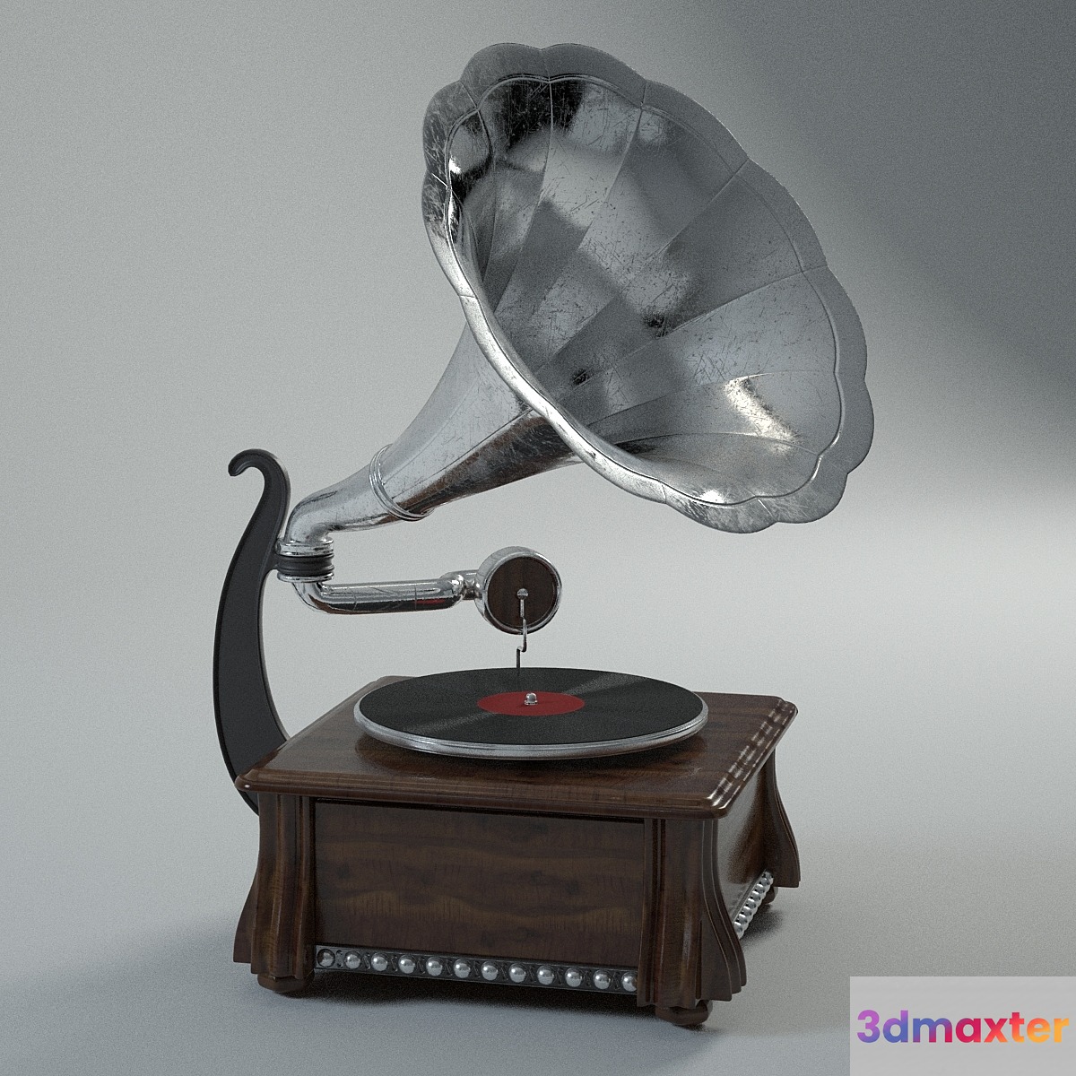 gramaphone 3D Max