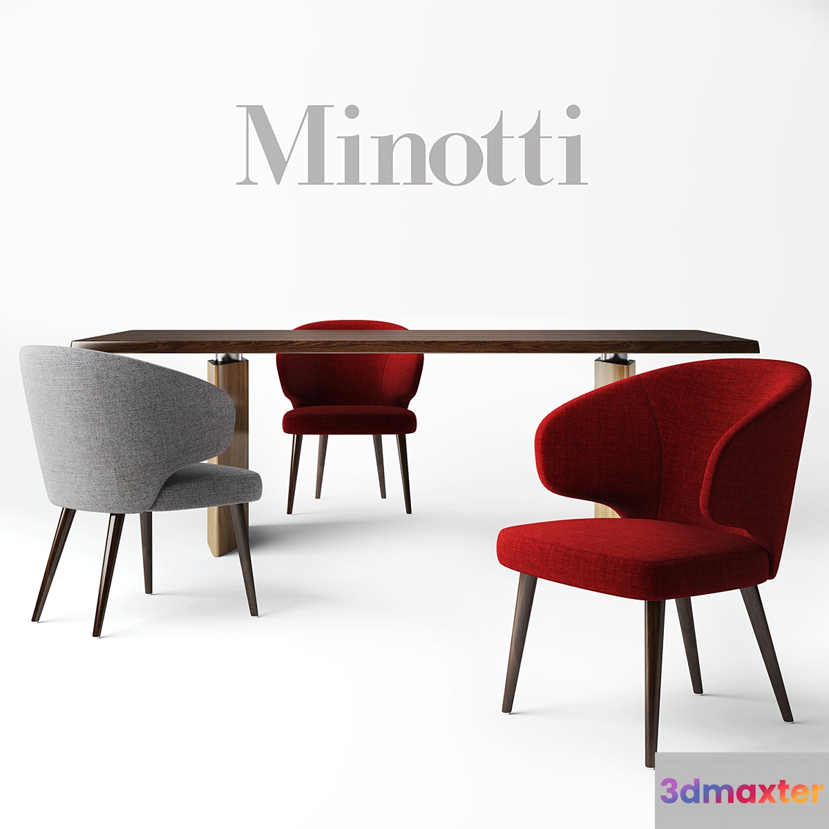 Minotti: chair ASTON table MORGAN - No.3