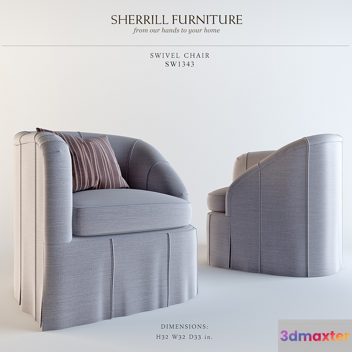 Sherrill Furniture Company _SW1343 3D Max