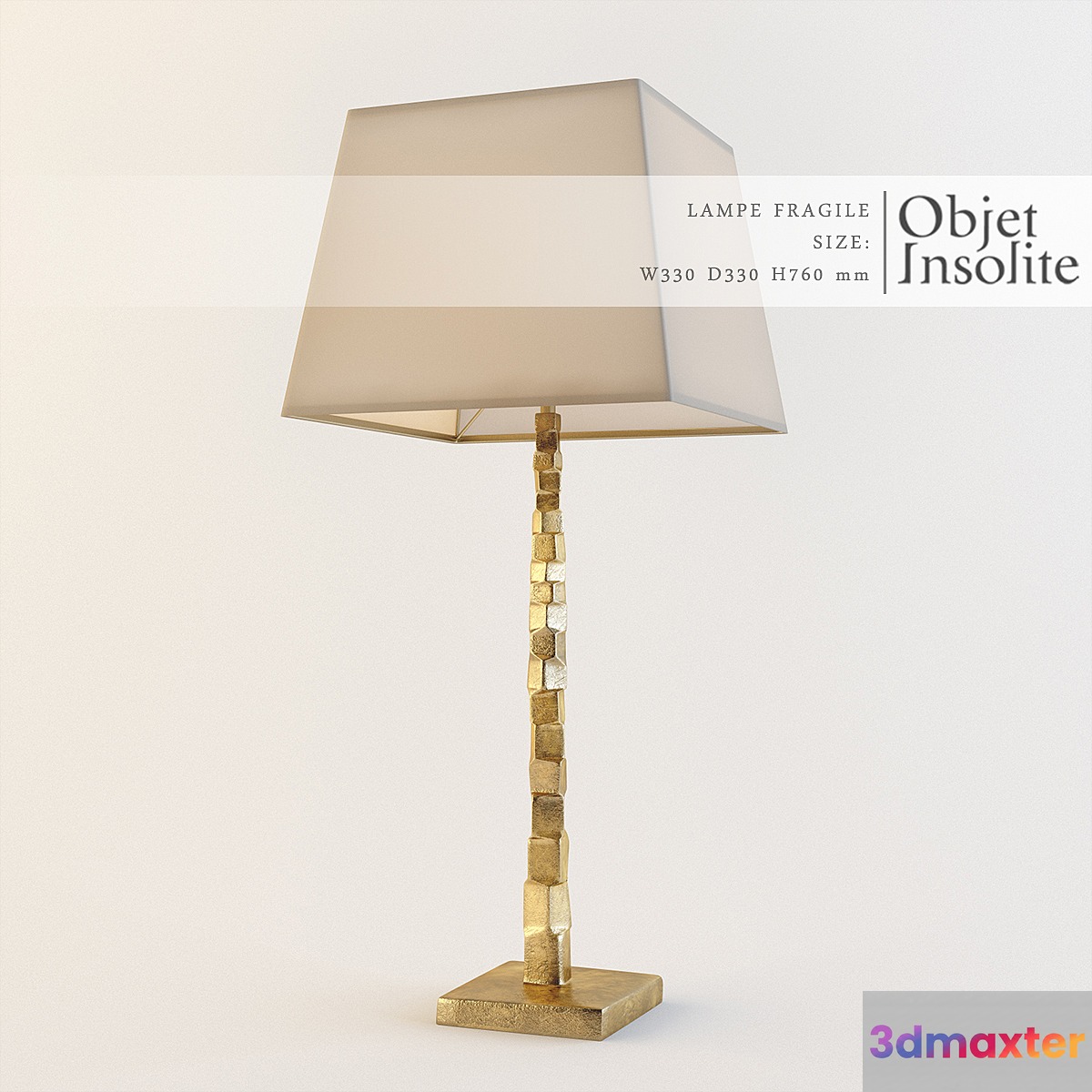 Objet insolite_FRAGILE 3D Max