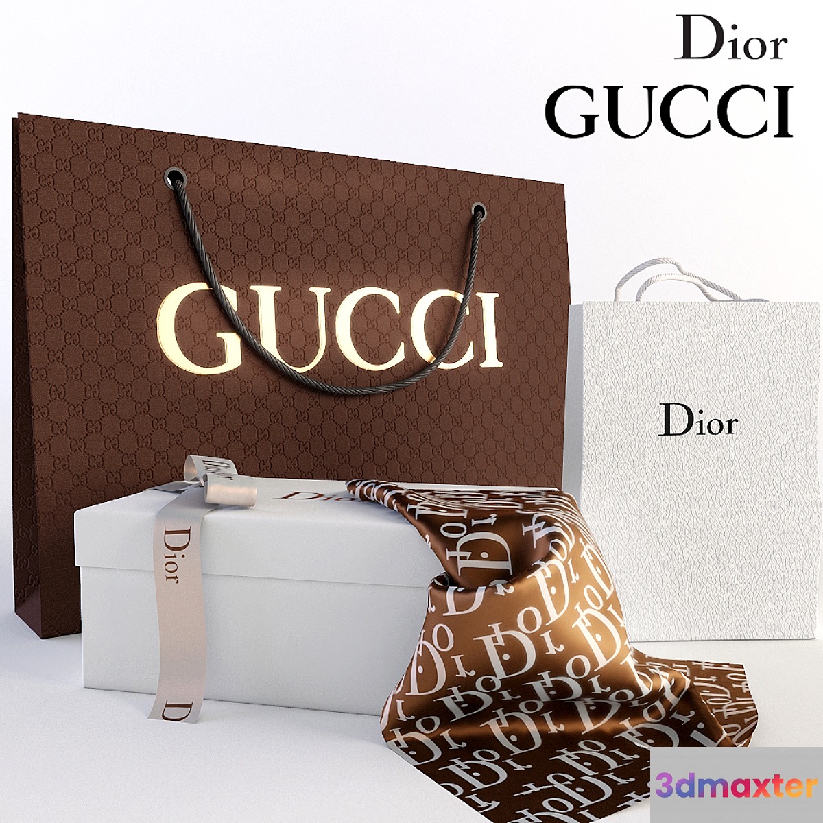 Decorative set Dior gucci