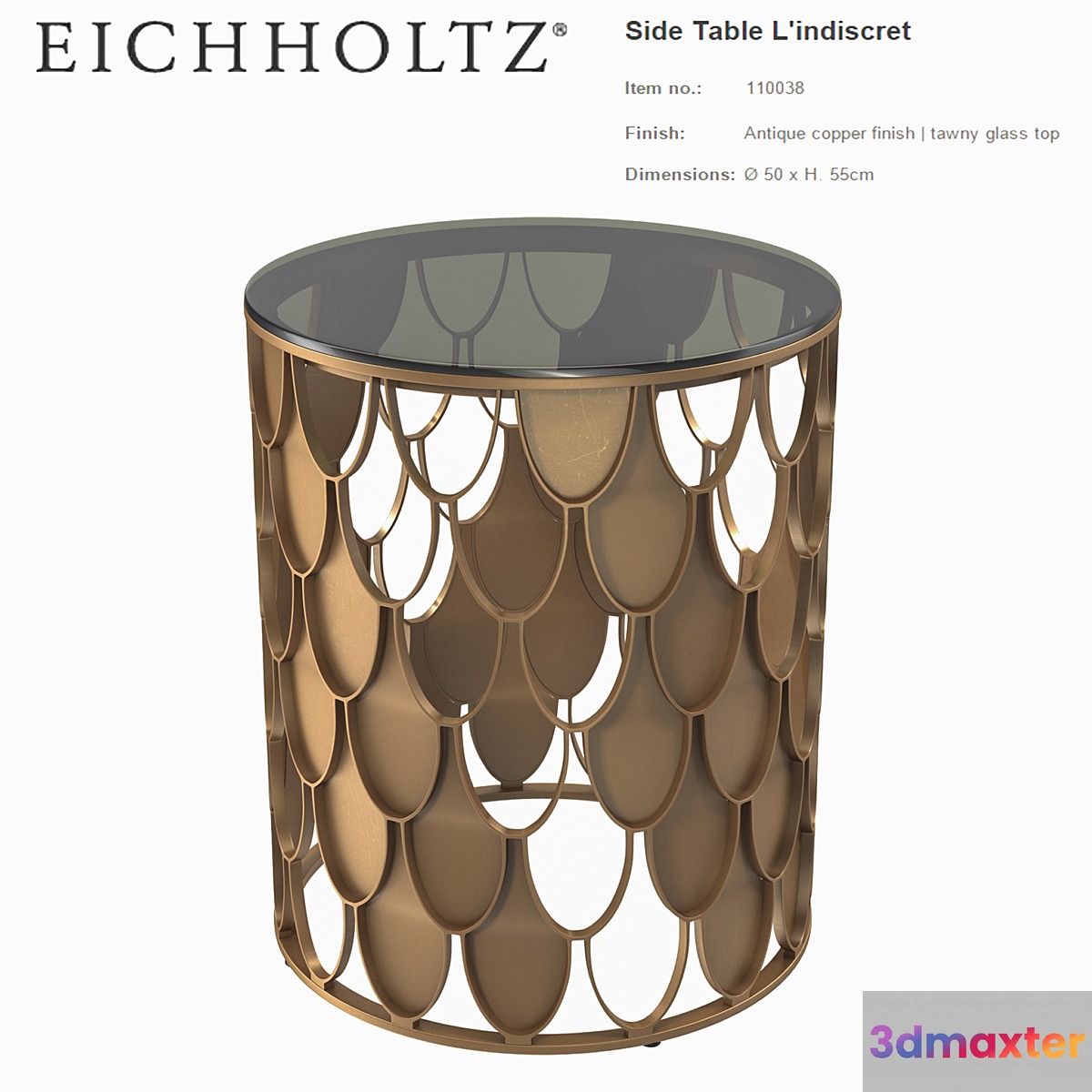 Eichholtz side table L'indiscret 3D Max