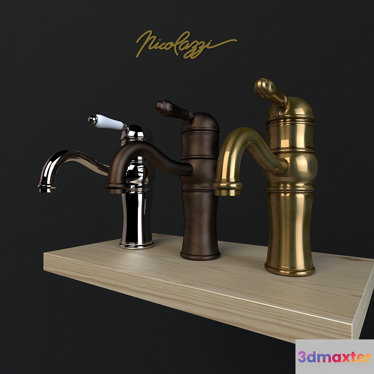 Basin Mixer Nicolazzi Aqua 3471 CR 76