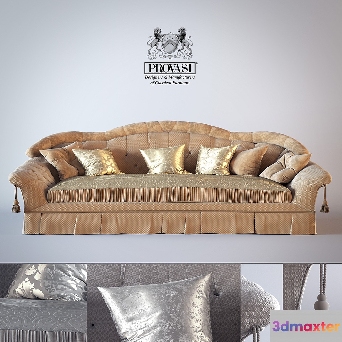 Sofa Savoy Provasi PR1101 - No.2 3D Max