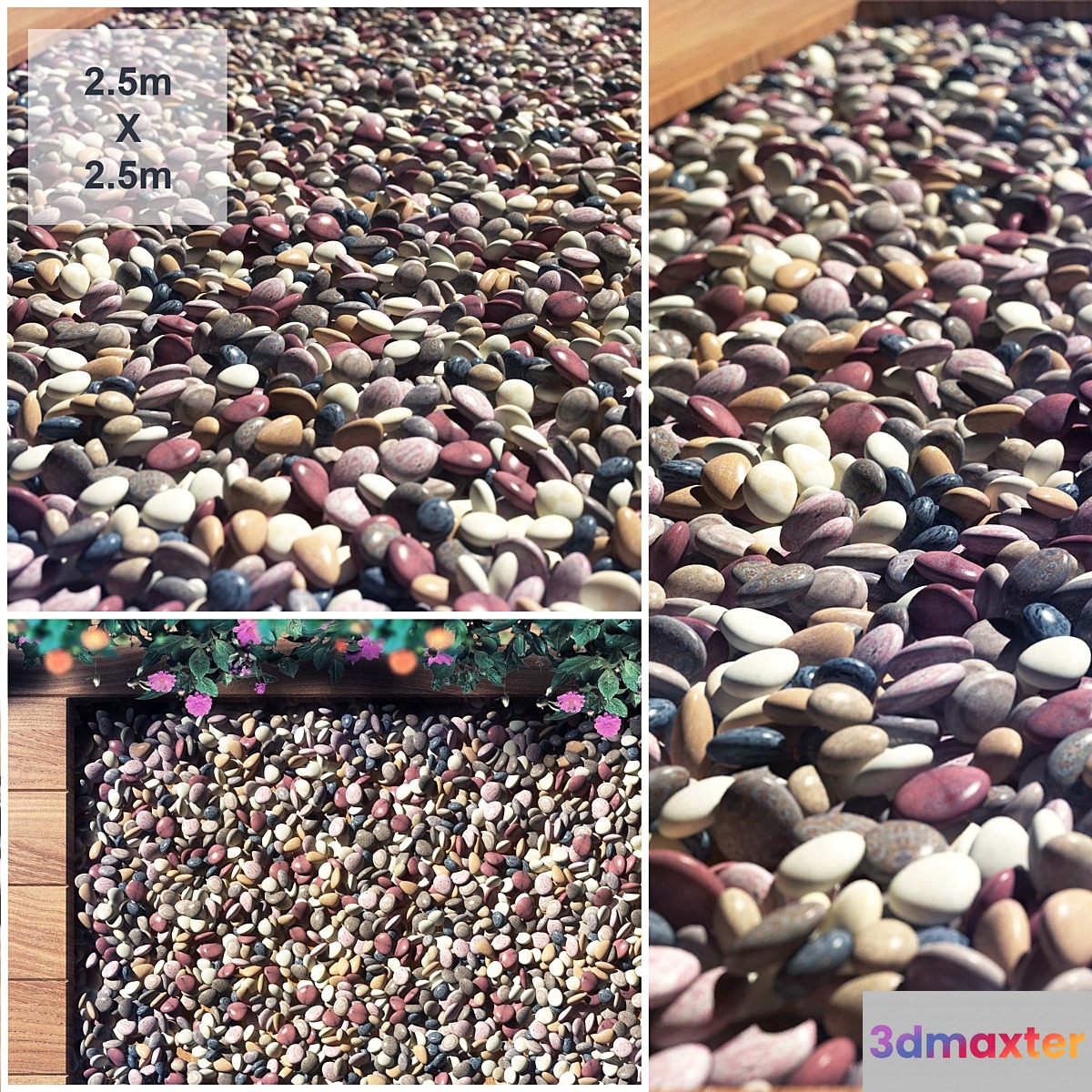 PEBBLES 3D Max