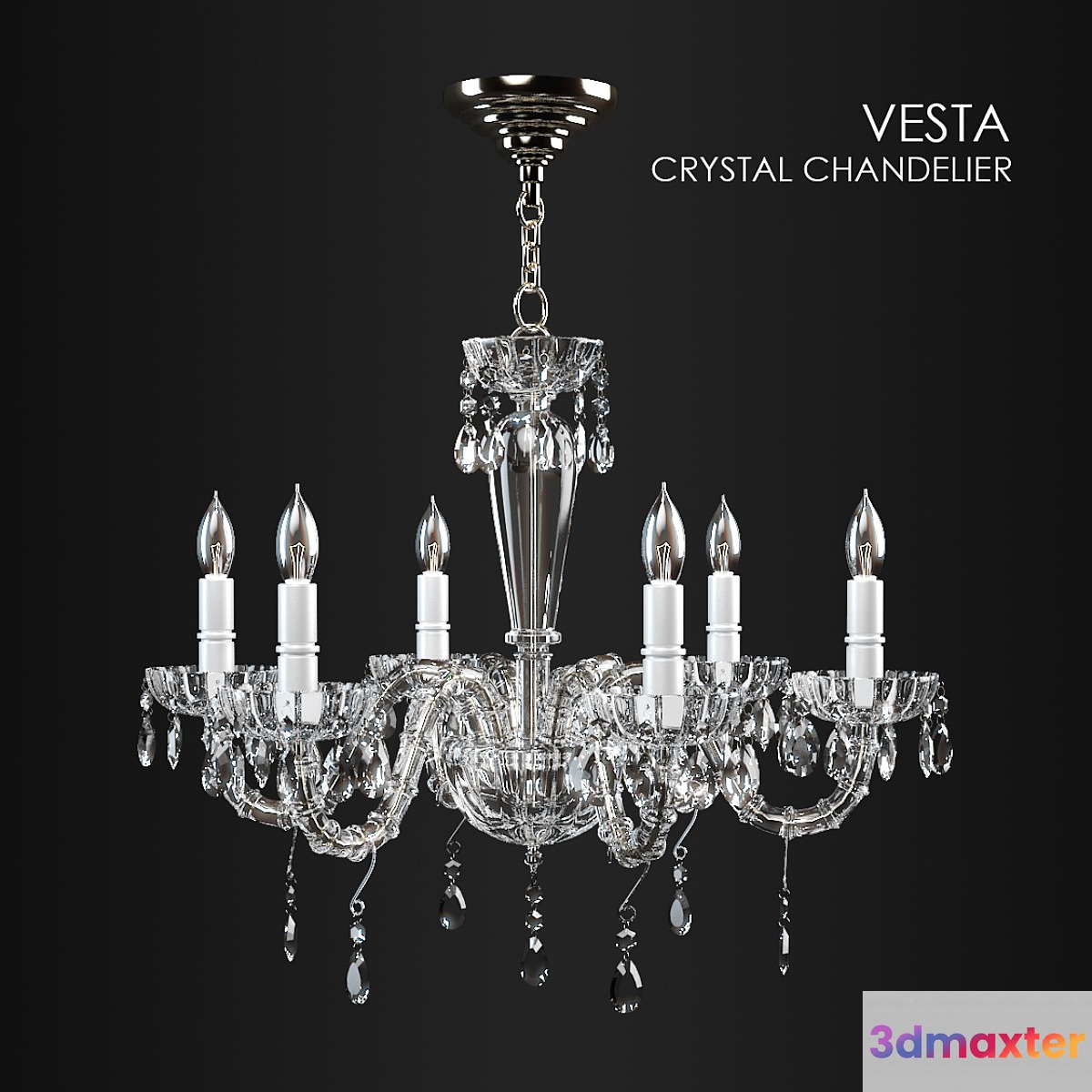 Vesta Clear Chandelier