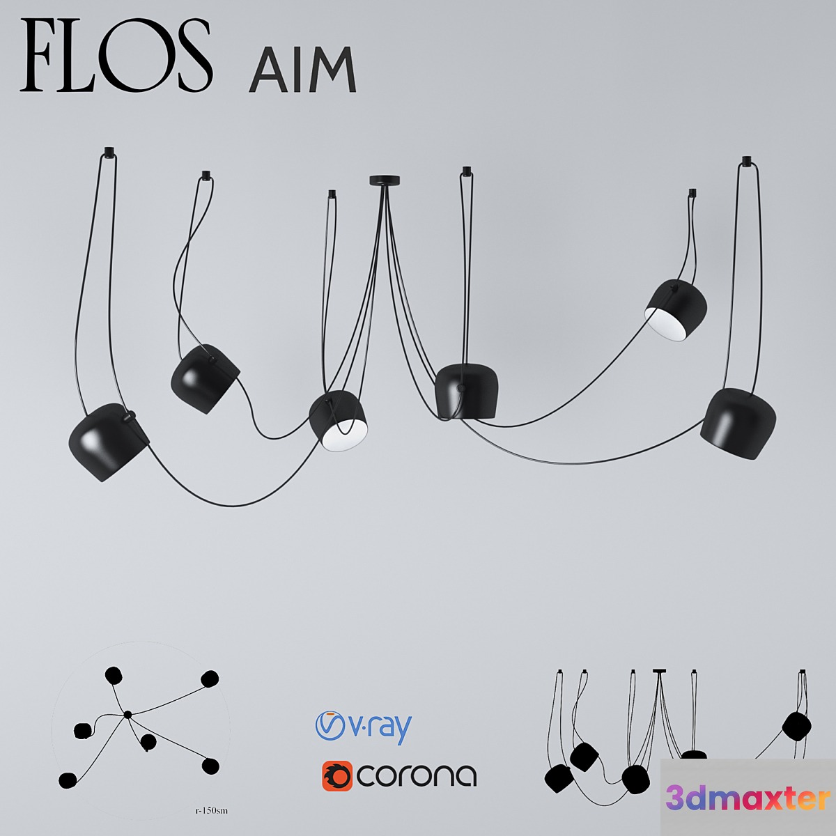 Flos Aim (6) designed by R. & E. Bouroullec