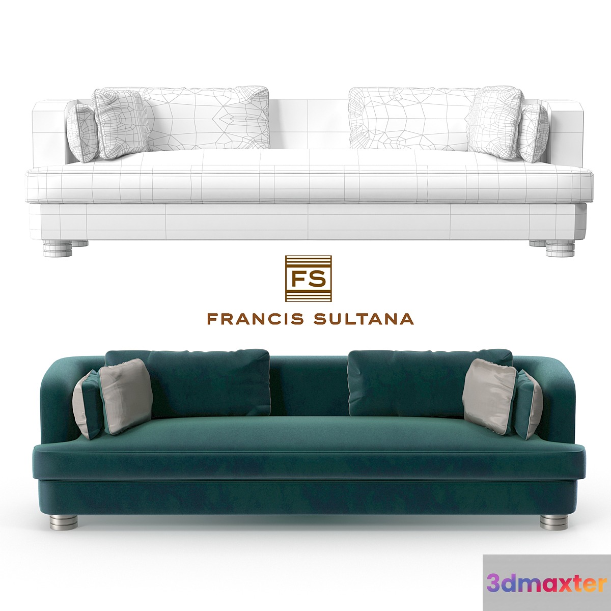 francis sultana petit salon sofa 3D Max