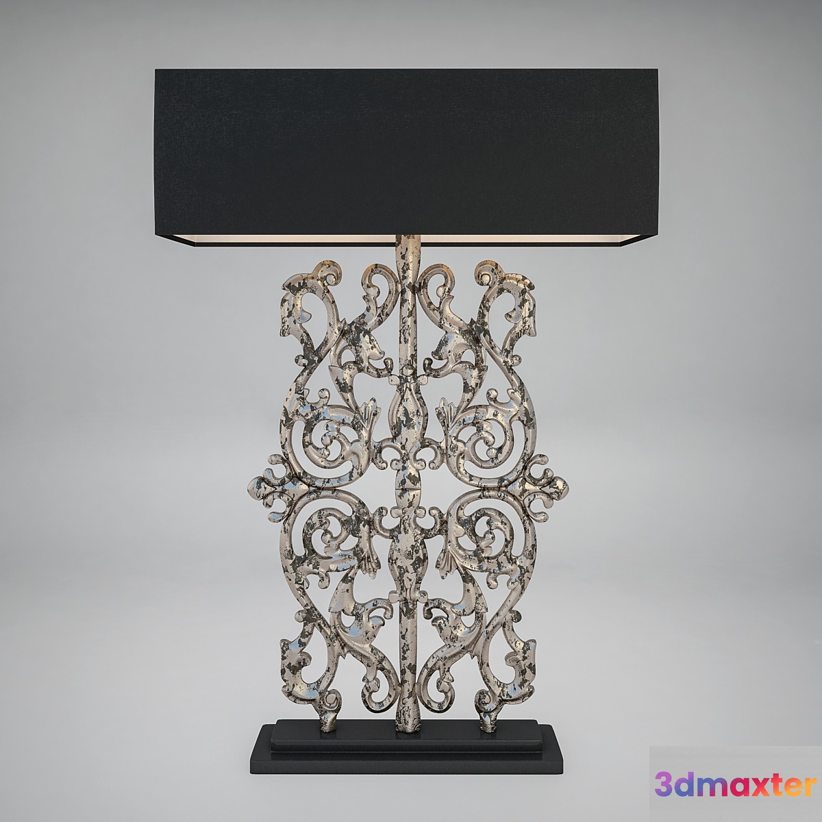 Fleur Silver Large. Heathfield 3D Max