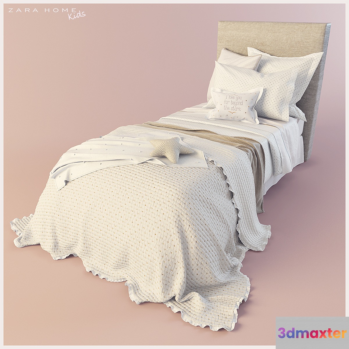 ZARA HOME Kids Bedlinen 3D Max