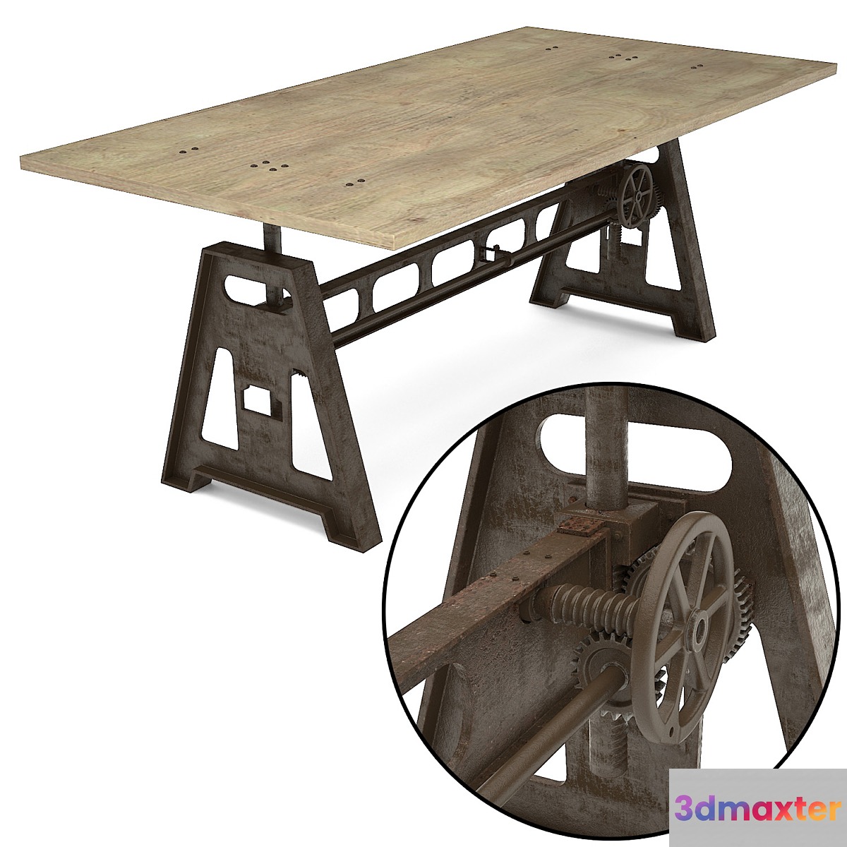 GORDONS adjustable table 3D Max