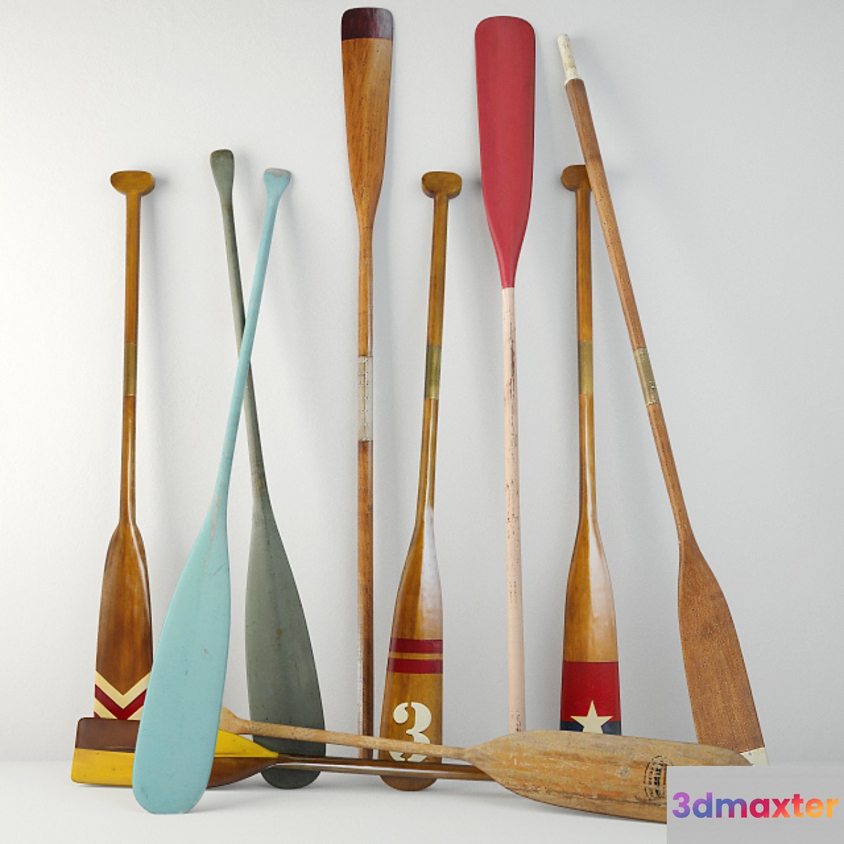 Oars - No.2 3D Max