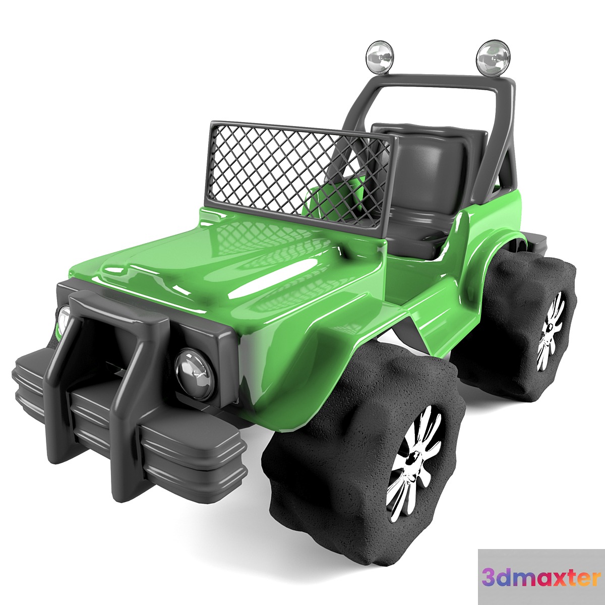 Toy Jeep 3D Max