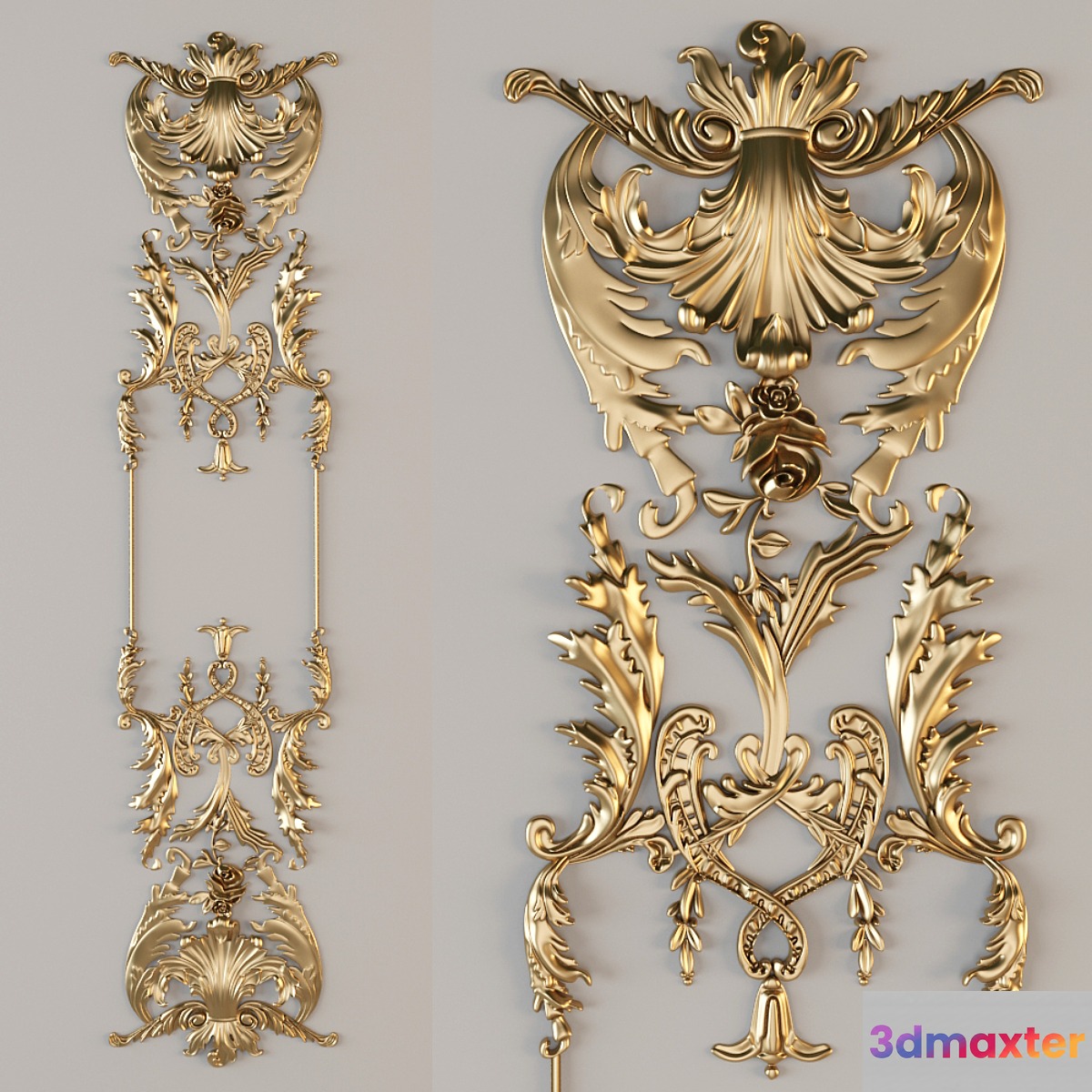 Decorative plaster CC0 3D Max