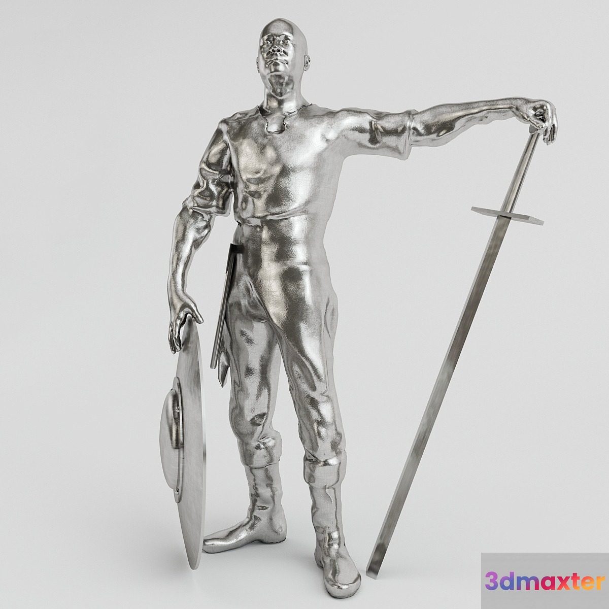 Figurine Viking 3D Max