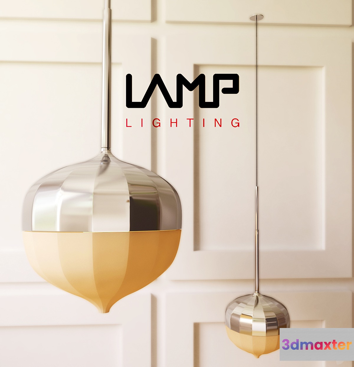 Lamp in Classic Wooden Top Toy 3D Max
