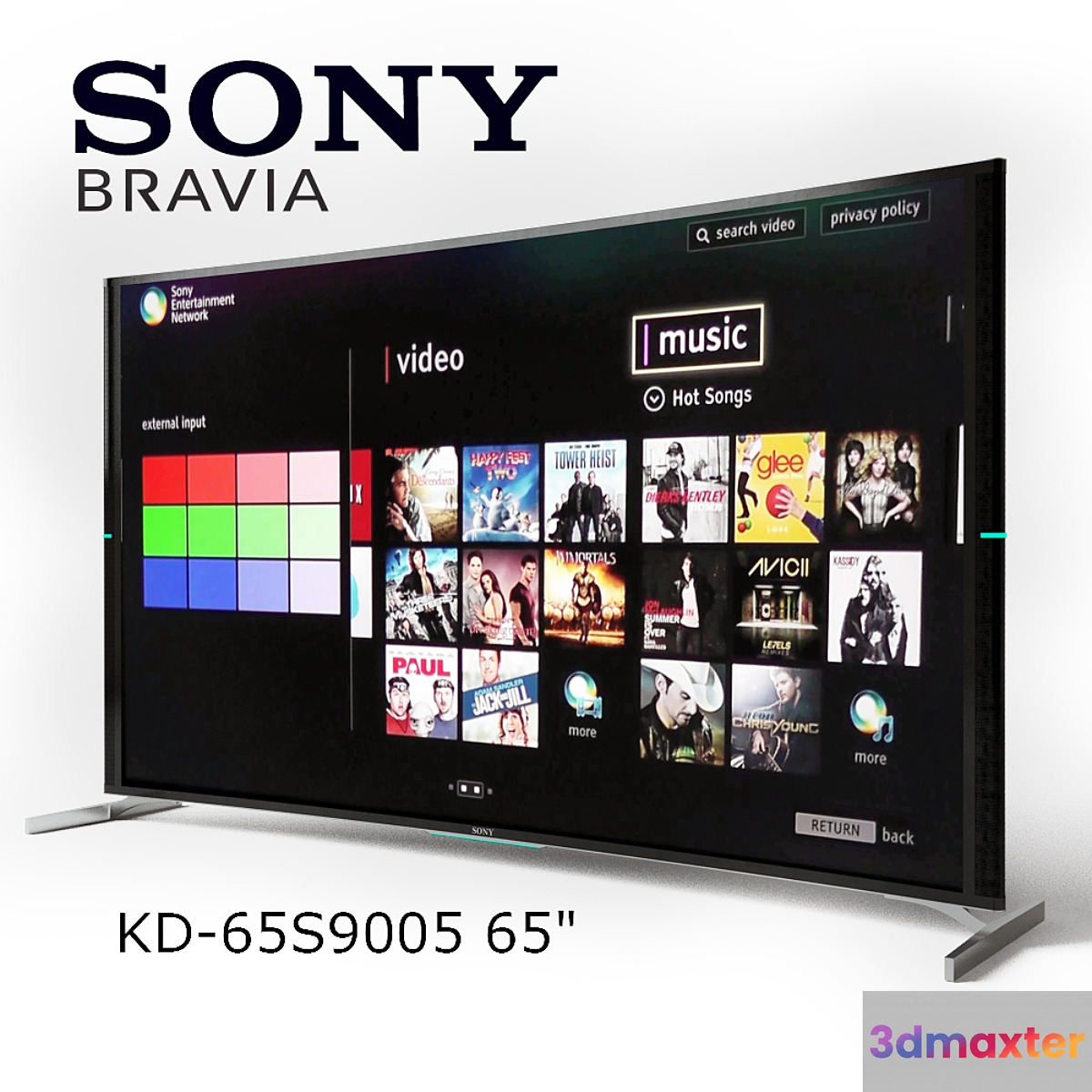 TV Sony Bravia KD-65S9005B 65 