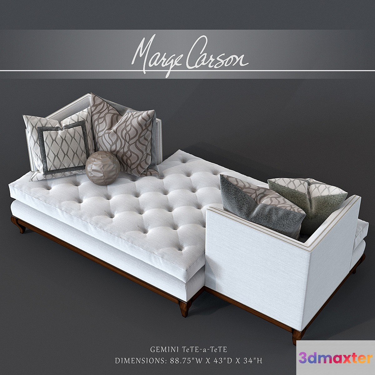 Marge Carson_Gemini Tete-a-Tete 3D Max